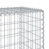 Gabion Basket with Cover 300x50x150 cm Galvanised Iron 3295156