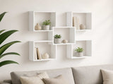 Wall Shelf White 99.5 x 17 x 91 cm Engineered Wood 8014968