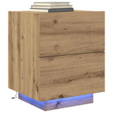 Bedside Cabinet Artisan Oak 45 x 40 x 55 cm Engineered Wood 863059