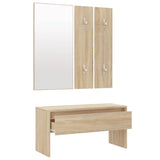 Hallway Furniture Set Sonoma Oak Engineered Wood 808786