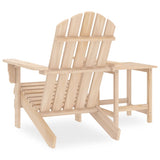 Garden Adirondack Chair with Table Solid Fir Wood 315922