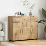 Sideboard with Shelf FLORIN Artisan Oak 88.5 x 30.5 x 73 cm 880320