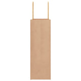 Paper Bags 250 pcs with Handles Brown 26x12x35 cm 4101590