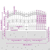 Garden Fence KAMPEN White 42003975