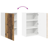 Wall Cabinet LUCCA Old Wood 50 x 31 x 80 cm Engineered Wood 885043