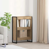 Book Cabinet Artisian Oak 60 x 30 x 86.5 cm Engineered Wood 886389