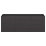 ZNTS Planter Black 120x40x40 cm Cold-rolled Steel 860675