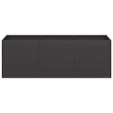 Planter Black 120x40x40 cm Cold-rolled Steel 860675