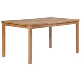 Garden Dining Set Natural Teak 3157153