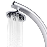 Garden Shower Silver Aluminium, Chrome Tall Modern 315943