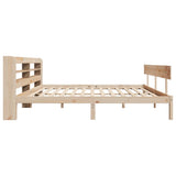 Bed Frame without Mattress 180x200 cm Solid Wood Pine 3306625