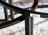 Two-Piece Nest of Glass-Top Coffee Tables T3398P344257