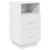 Bedside Cabinets 2 pcs with 2 Drawers White 36x36x68 cm 858579