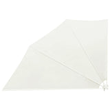 Collapsible Balcony Side Awning Cream 160x240 cm 41577