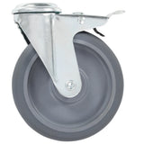 8 pcs Bolt Hole Swivel Casters 125 mm 277896