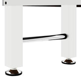 Football Table Steel 60 kg 140x74.5x87.5 cm White 92501