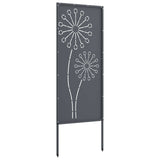 Garden Privacy Screen Anthracite 50 x 140 cm Cold-rolled steel 876303