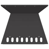 Fire Pit Black 48 x 48 x 40 cm Steel 858922