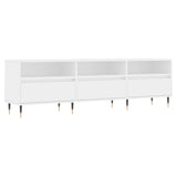 TV Cabinet White 150x30x44.5 cm Engineered Wood 831260