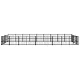 Outdoor Dog Kennel Steel 42.34 m 3124639