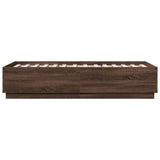 Bed Frame without Mattress Brown Oak 90x190 cm Single 3209757