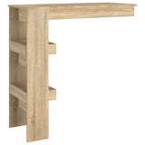 Wall Bar Table Sonoma Oak 102x45x103.5 cm Engineered Wood 811784