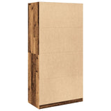 Wardrobe Old Wood 100x50x200 cm Engineered Wood 3307772
