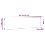 Lawn Edgings 10 pcs 25x103 cm Stainless Steel 860170