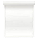 ZNTS Roller Shutter Aluminium 110x130 cm White 144970