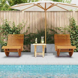 Rocking Sun Loungers 2 pcs Brown 154 x 60 x 74 cm 4103881