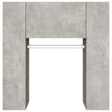Hallway Cabinets 2 pcs Concrete Grey Engineered Wood 3082039