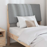 Upholstered Headboard Light Grey 90 cm Solid Pine Wood 879304