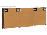 Bathroom Cabinet Set 3 pcs 120 x 10.5 x 60.5 cm Engineered wood 3403742