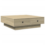 ZNTS Coffee Table Sonoma Oak 90x90x28 cm Engineered Wood 848089