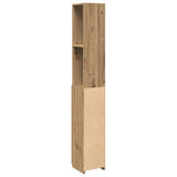 Bathroom Cabinet Artisan Oak 25x25x170 cm Engineered Wood 856653