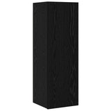 TV Cabinet Set 6 pcs Black Oak Engineered Wood 3332583