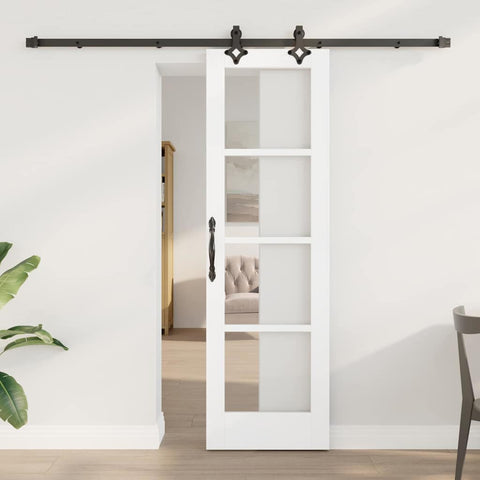 Sliding Door Manual White 61 x 198.5 cm Wood and metal 3332294