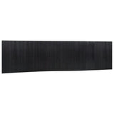Room Divider Black Width 800 cm Height 165 cm Bamboo 377011