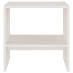 Bedside Cabinets 2 pcs White 40x30.5x40 cm Solid Pinewood 808056