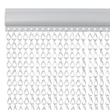 Chain Door Fly Screen 80x212 cm Aluminium 4010009