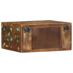 ZNTS Wall-mounted Bedside Cabinets 2 pcs Solid Wood Reclaimed 4017456