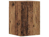 3 Piece Bathroom Cabinet Set DELFT Old Wood Engineered Wood 3417790