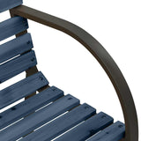 Garden Bench Grey Chinese fir wood, steel 81 cm Durable 317120