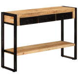 Console Table 110x30x76 cm Solid Wood Mango 348159