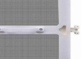 White Hinged Insect Screen for Doors 100 x 215 cm 141563