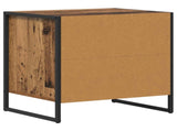 Bedside Table Old Wood 50 x 39.5 x 50 cm Engineered Wood 886674