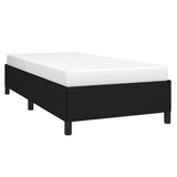 Bed Frame without Mattress Black 90x190 cm Single Single Fabric 349856