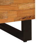 Side Cabinet with Door Brown 40 x 33 x 75 cm Solid Mango Wood 4018320