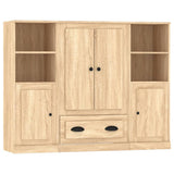 Highboards 3 pcs Sonoma Oak Engineered Wood 3185322