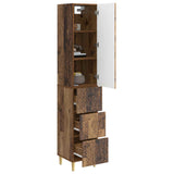 Cabinet Set 2 pcs Old Wood 33 x 34.5 x 90 cm Engineered Wood 3416734